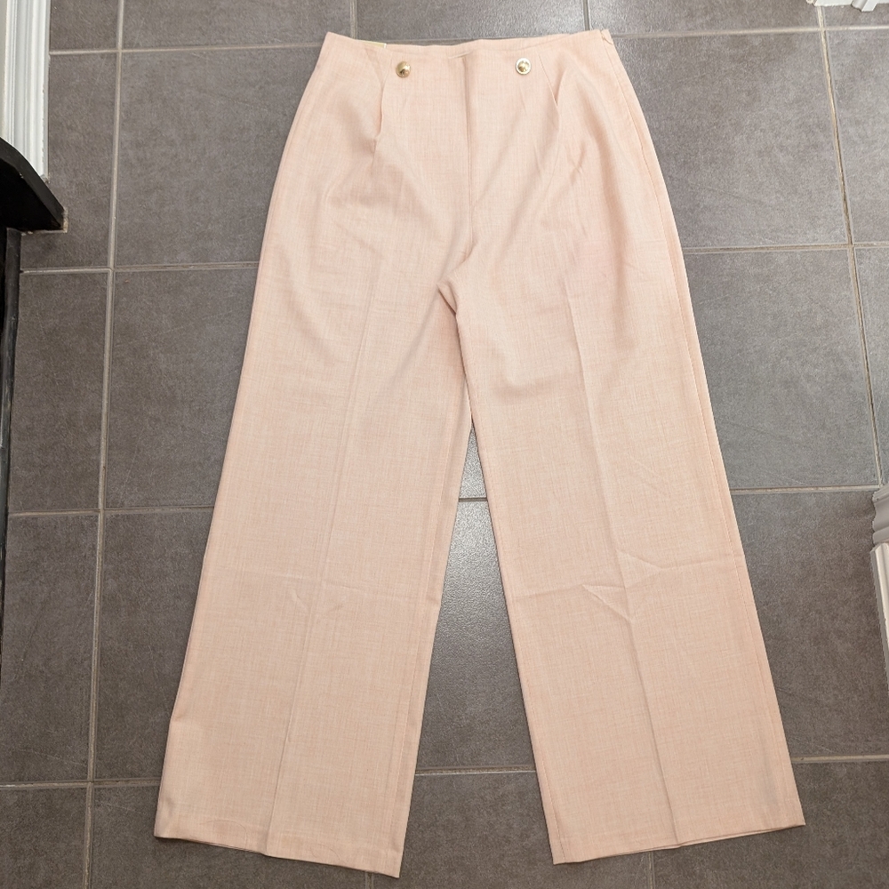 Micheal Kors Wide Leg Pleated Trousers